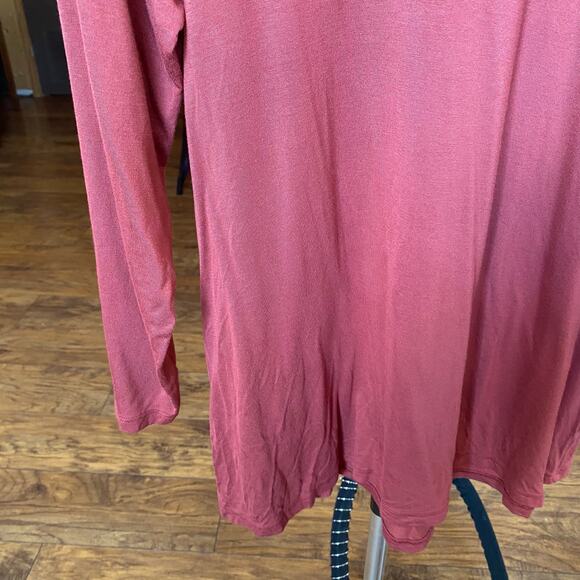 Soft Surroundings Turtleneck Tunic Top Rust Orange Womens Size Large - Picture 5 of 5